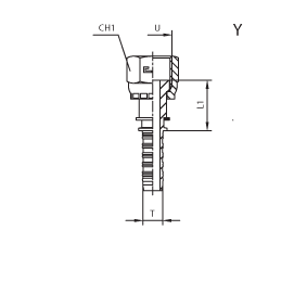 ORFS - pre-crimped nut