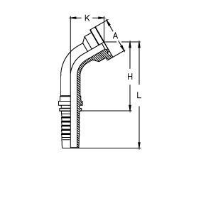 Фланец SAE код 61 угол 60°