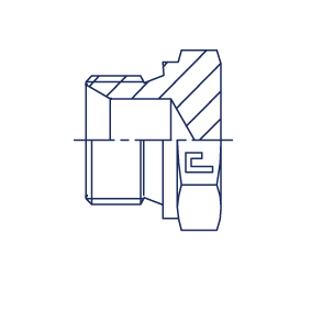 Заглушка BSP с наружной резьбой