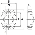SAE J518 Semi-Flanges Series 3000 Code 61