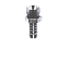 Male threaded socket, 60° cone