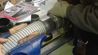 Pressing composite hoses